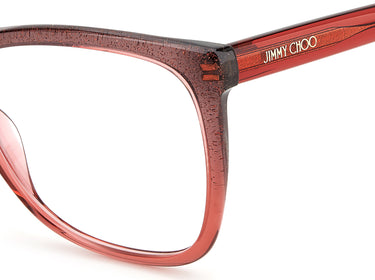 Designer Women Jimmy Choo Eyeglasses: JC362 - Burgundy- SpecSMART Eye Clinic (Zoom View)
